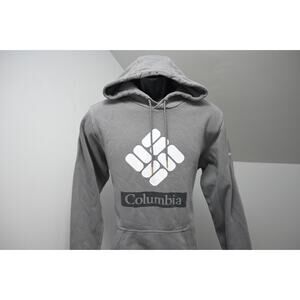 Columbia Hoodie Jacket Camp Hiking Hunting Pullover Gray Mens Size Large